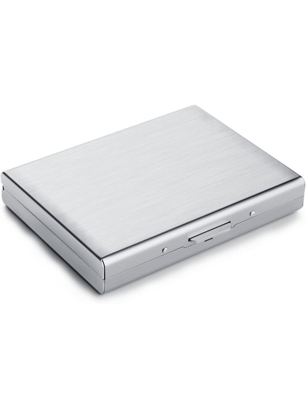 Slim RFID Credit Card Holder - Stainless Steel Metal Wallet for Men & Women
